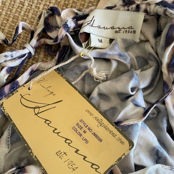 NWT Vintage Havana Women’s Size M Leopard Print Bell Sleeves Bohemian Style - Picture 5 of 5